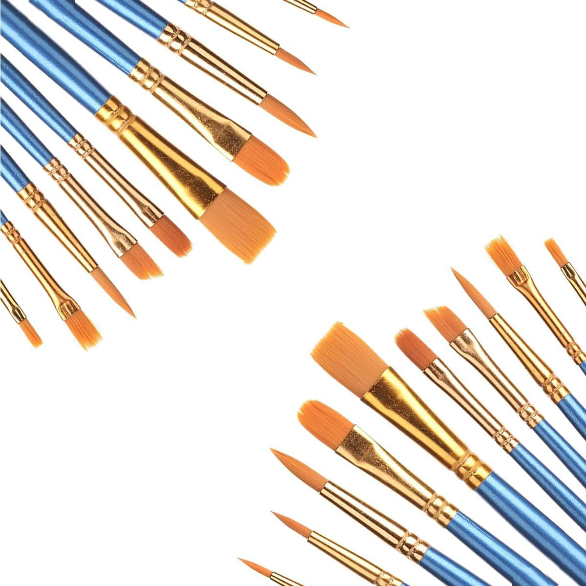 Paint Brushes Set 20Pcs, Art Brushes, Paint Brushes, Paint Brush, Paint Brushes for Kids, Watercolor Brushes, Acrylic Paint Brushes, Paint Brushes for Acrylic Painting, Drawing and Art Supplies