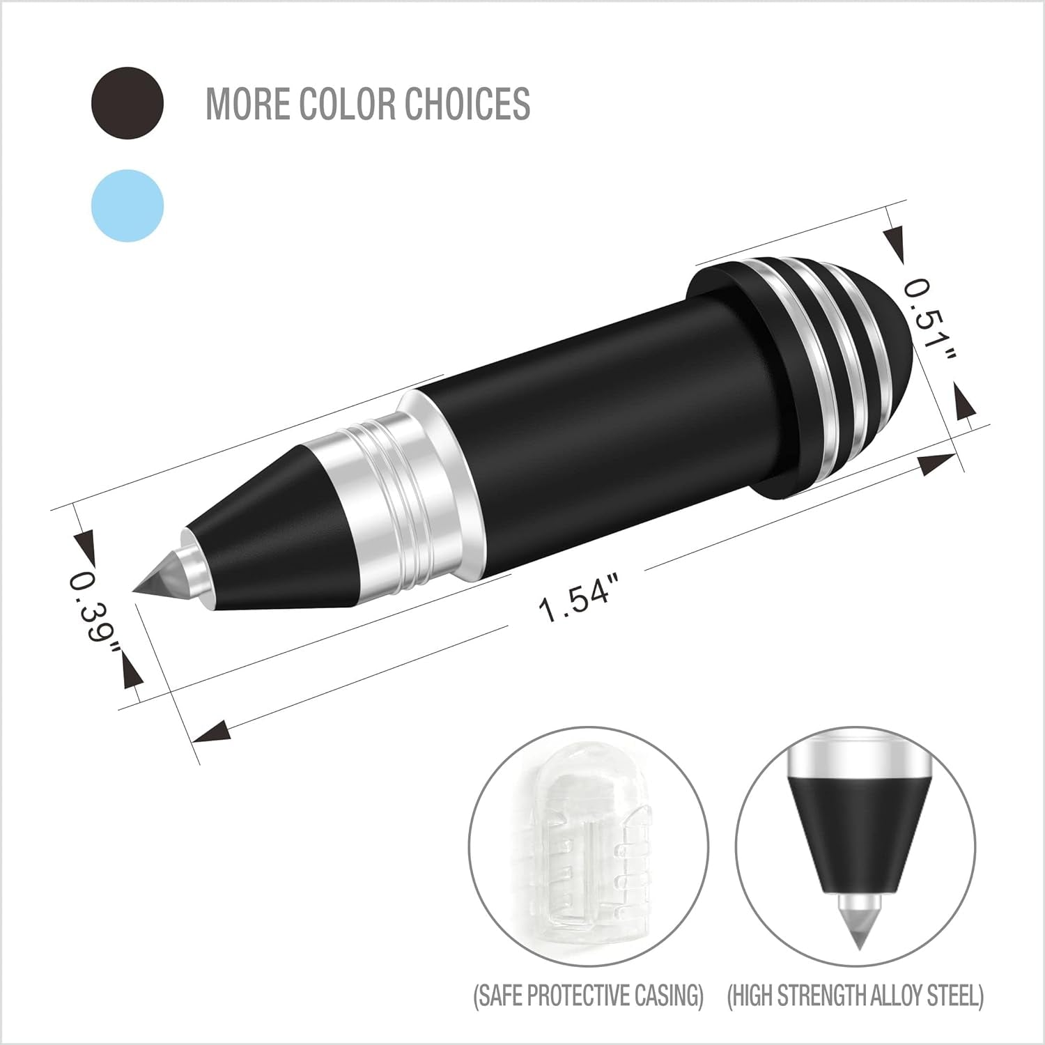 Engraving Tip Tool for Cricut Joy, with 2 Color & 7 Lovely Blank Tags, Shape of Dog Bone, Heart, Circle, Star, Fish, Oval, Rectangle