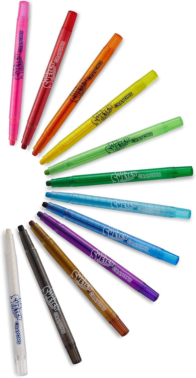 Scented Twistable Crayons, 12/Pack