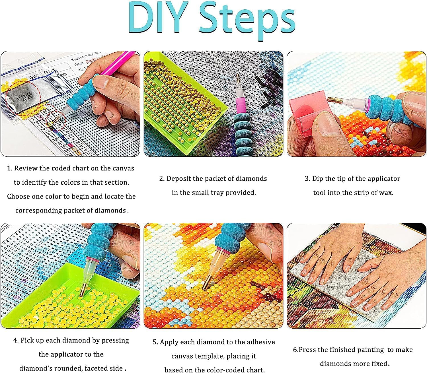 Diamond Art Painting Kits for Adults, Full Drill Diamond Dots Paintings for Beginners, round 5D Paint with Diamonds Pictures Gem Art Painting Kits DIY Crafts Kits 12X16Inch