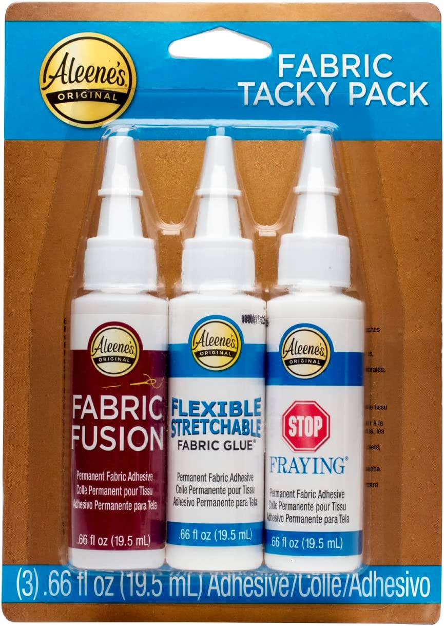 Fabric Specialty Glue .66Oz 3/Pkg, Clear
