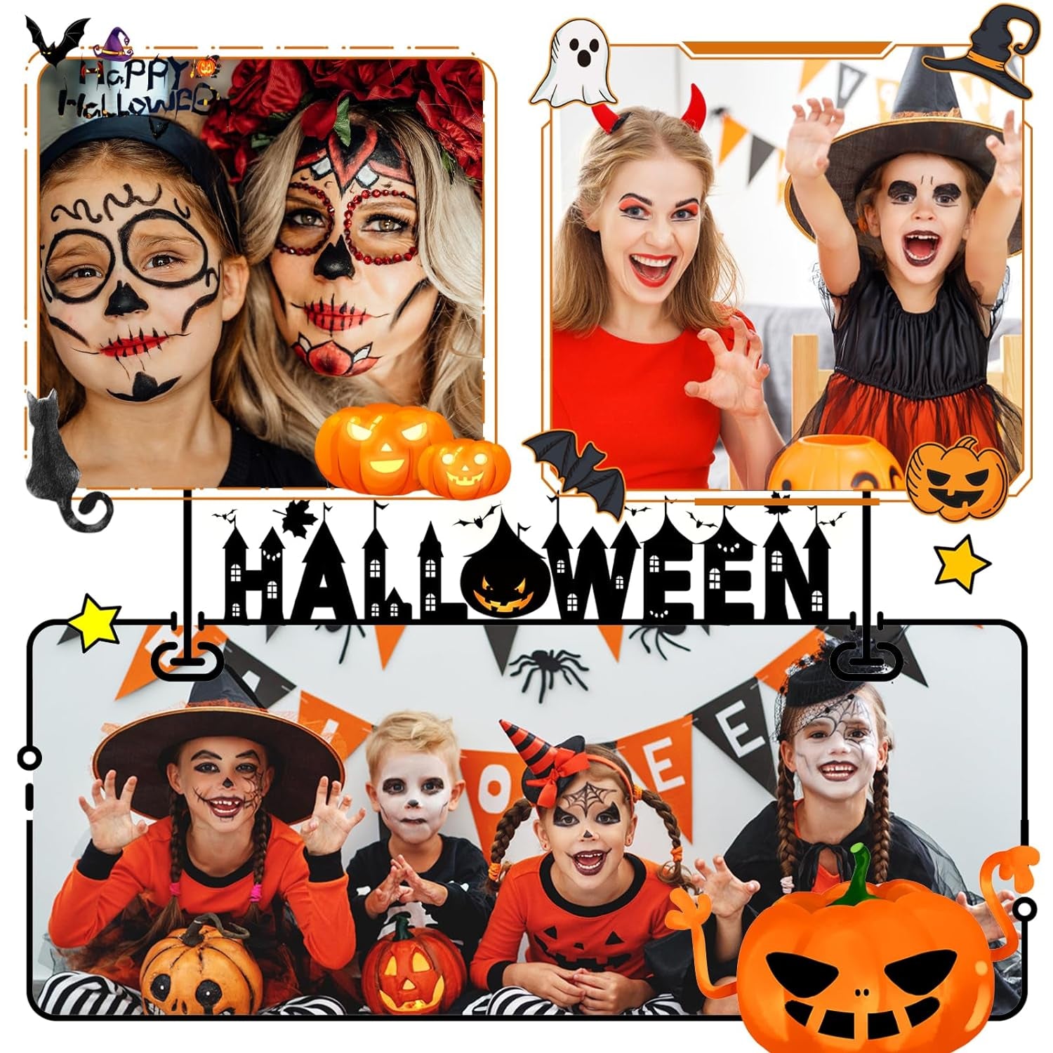 Face Painting Kit for Kids - 20 Colors Water Based Non Toxic Face Paint Kit, Professional Face Paint for Kids with Stencils &amp; Brushes - Parties, Birthdays, Halloween Face Body Makeup Kit