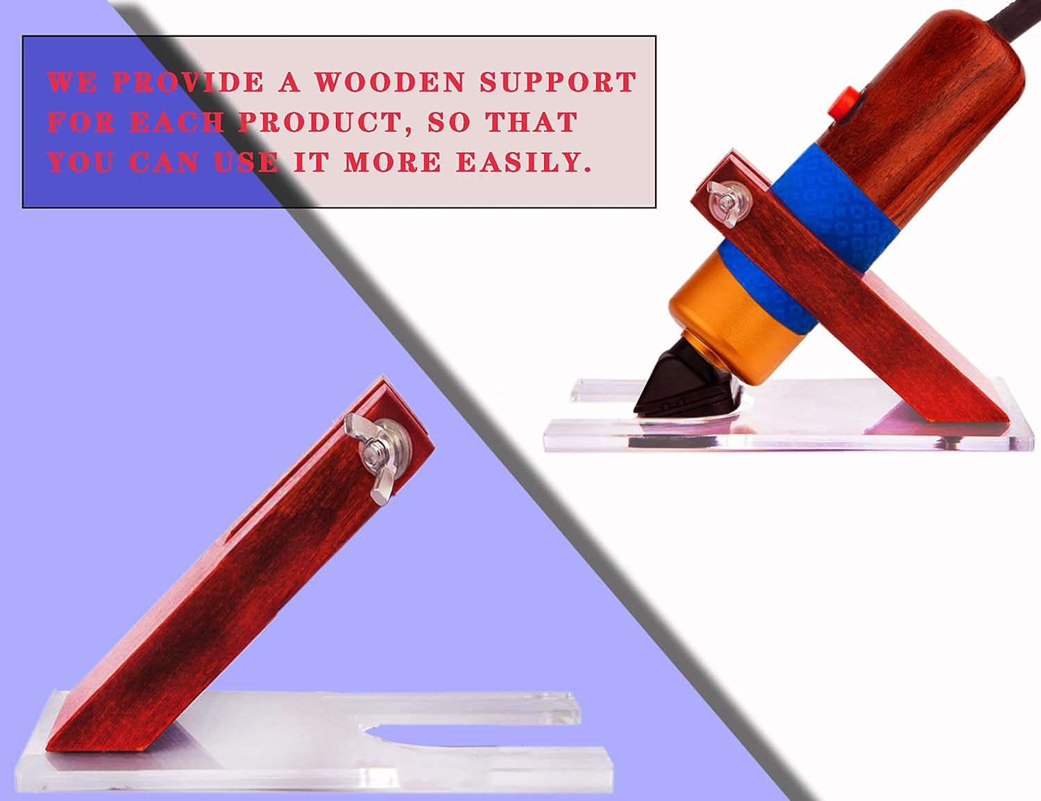 Carpet Trimmer with Shearing Guide, Electric Speed Adjustable Rug Tufting Carver Clippers, Electric Rug Shears Carpet Carving Tool for Handmade Rug Clean and Tufted Rug(With Stand Base and 2 Blades)