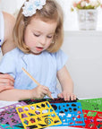 Stencil Drawing Kit for Kids, 25 Pcs Plastic Drawing Stencils with 400+ Shapes, Great Birthday Gift for Boy Girl