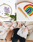 12 PCS White Embroidery Fabric, Pre-Cut Natural Cotton Embroidery Cloth Fabric, 4 Sizes Embroidery Cloth Squares for Embroidery Garment Craft (5.9 to 11.8Inch)