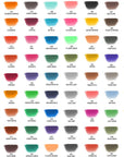 72Pcs Soft Pastels, 70 Colors Including 4 Fluorescent Colors, Extra Free Black & White, Square Chalk for Drawing, Blending, Layering, Shading, Pastels Art Supplies
