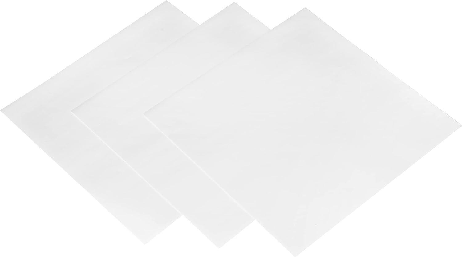 Glossy White Adhesive Backed Vinyl Sheets Used for Crafting (10 Pack)