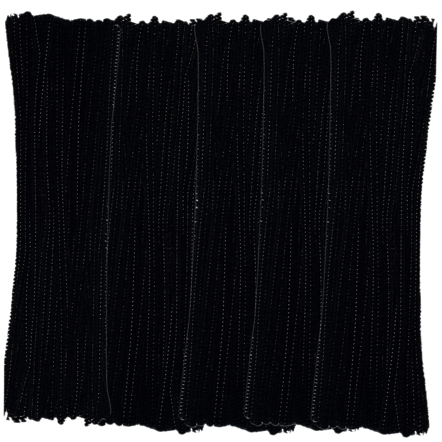 Black Pipe Cleaners (500 Pack) Chenille Stems for DIY Art Decorations Creative Craft (6 Mm X 12 Inch)