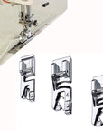 3 Sizes Wide Rolled Hem Pressure Foot Sewing Machine Presser Foot Hemmer Foot Set 1/2 Inch, 3/4 Inch, 1 Inch Low Shank Sewing Machine Presser Foot for Brother Singer