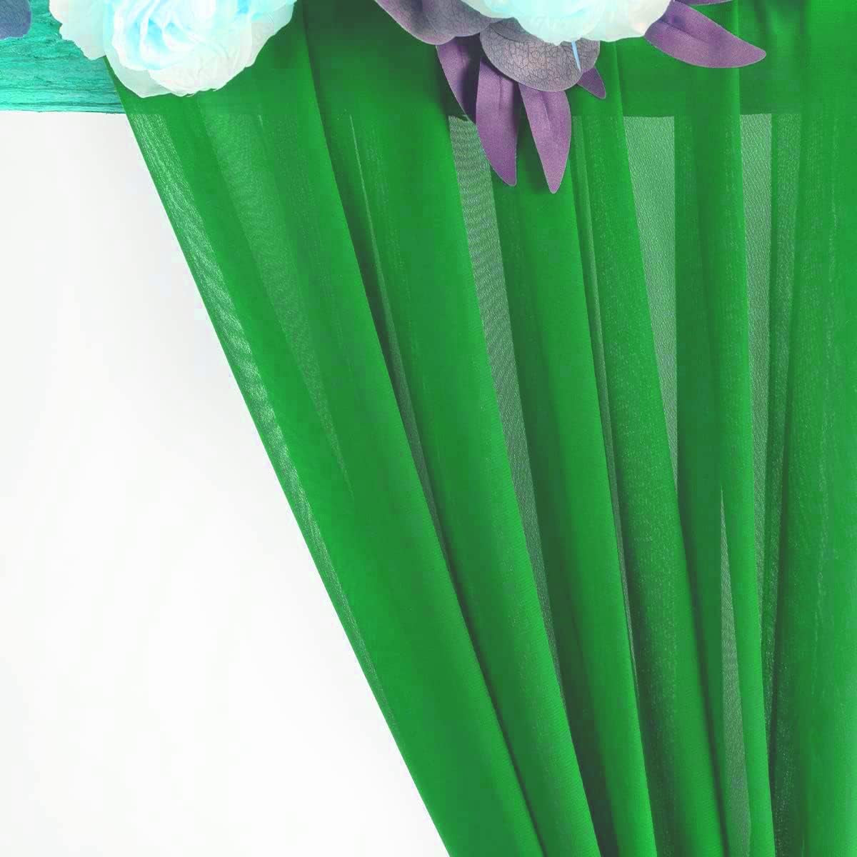 Pack of 10 Yard Bridal Solid Chiffon Fabric, Vintage Sheer Fabric Bolt for Wedding Dress, DIY Decoration, Sheer, Crafts, Silky Chiffon Fabrics 44” - Yellow Gold