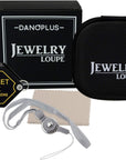 10X Magnifier Jewelry Loupe 20.5Mm Triplet Lens Optical Glass Pocket Gem Magnifying Tool for Jeweler, Stamp Philatelist, Coin Numismatic, Achromatic Black Hexagonal Design Kit Set