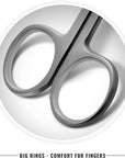 6 Inch Double Curved Scissors – Professional Grade, Multi-Purpose Precision Scissors for Crafting, Embroidery, and Dog Grooming