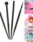 - 13Pcs Polymer Modeling Clay Sculpting Tools, Dotting Pen, Silicone Tips, Ball Stylus, Pottery Ceramic Clay Indentation Tools Set Also for Cake Fondant Decoration and Nail Art