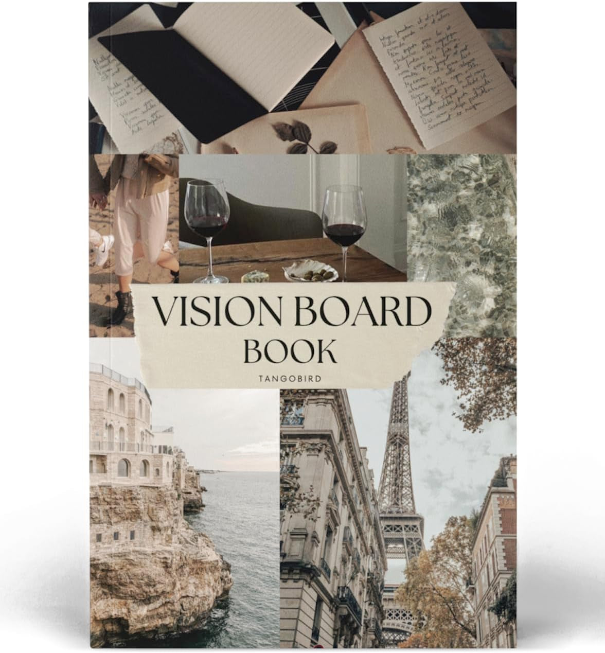 Vision Board Book: Clip Art Images & Words in All Categories, for Visualizing Your Goals & Dream Life, Inspirational Pictures for Collage Making & Scrapbooking