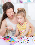Pearl Beads for Bracelets Making 28 Colors Pearl Beads, 1680Pcs Multicolor Pearl Beads for Necklaces Earrings Making, round Pearl Beads Kit DIY Crafts for Girls Kids Adults