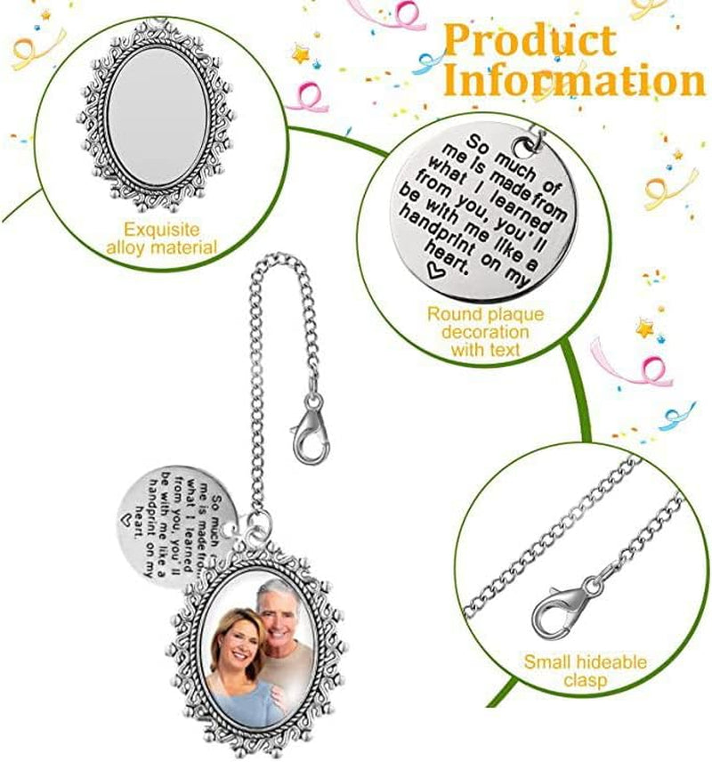 Graduation Memorial Photo Charm, Tassel Memorial Charm Graduation Decorations Class of 2024, DIY Memory Mortarboard Pendants for Graduation Cap
