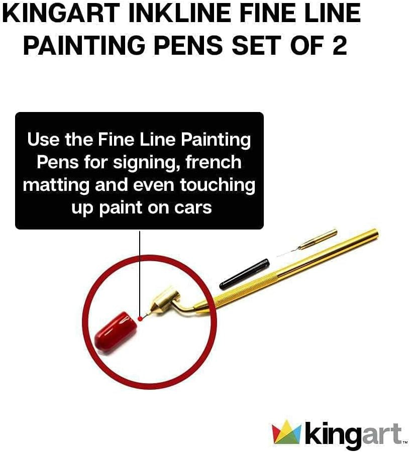Fine Line Painting Pen Set of 2 Sizes