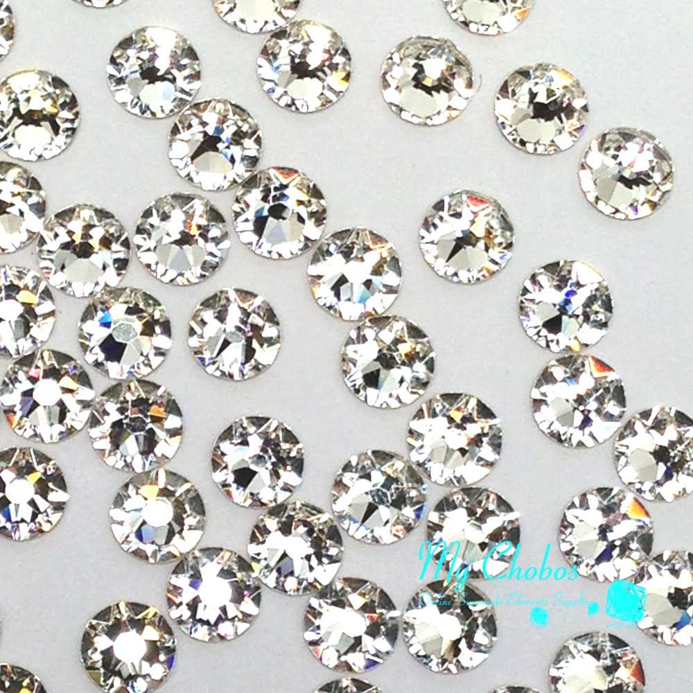 144 Pcs Crystal (001) Clear  New 2088 Xirius 20Ss Flat Backs Rhinestones 5Mm DIY Bling Deco Round