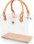 Clear PVC DIY Tote Bag Handbag Making Kit Handmade Gift Bag Craft Accessory Tool Set Birthday Holiday Gift Bag (R)