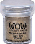 Wow! Embossing Powder Metallic Bundle: Gold, Silver, Platinum and Copper, 15Ml (1) (1, Brown)