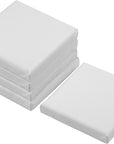 Mini Stretched Canvas 4X4 Inch Small Blank Canvas Pack of 6