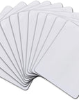 Sublimation Mouse Pad Blank Rectangular Blanks 12 Pcs for Sublimation Transfer Heat Press Printing Crafts 24X20X0.2Cm White