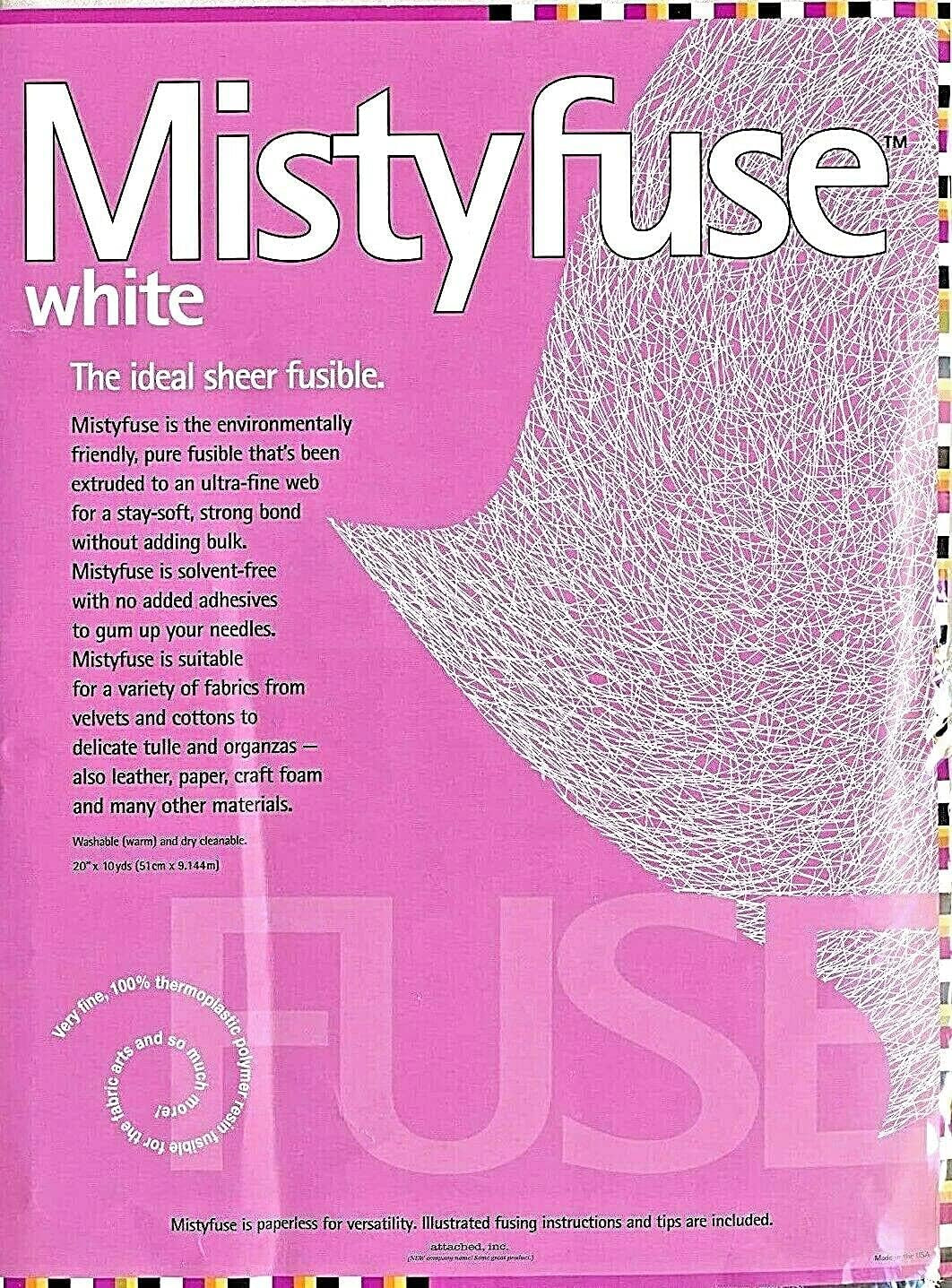 Misty Fuse 10 Yards White Sheer Fusible Webbing (1)