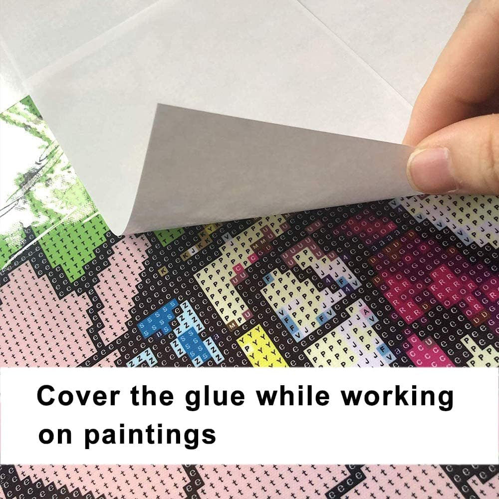 100 Pieces Painting Release Paper Non-Stick Silicone Release Paper Double-Sided Painting Cover Replacement Paper, 5.9 X 3.9 Inch/15 X 10 Cm