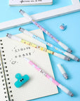 Cute Cartoon Luminous Rotating Gel Pen