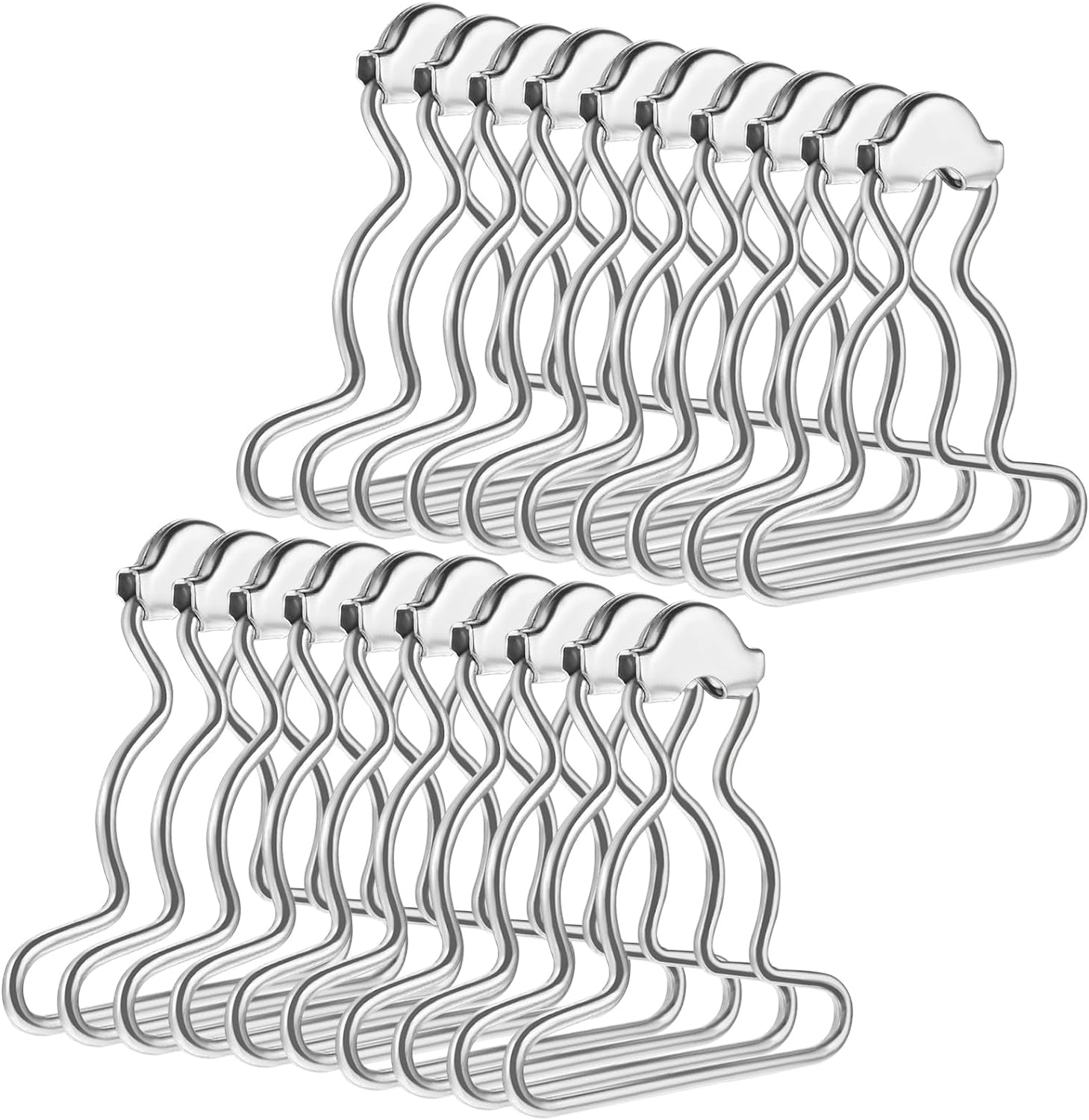 20Pcs Dungaree Suspender Clips Overall Buckles 1.5 Inch Wide Bottom Overall Buckles Clips Replacement for Rompers