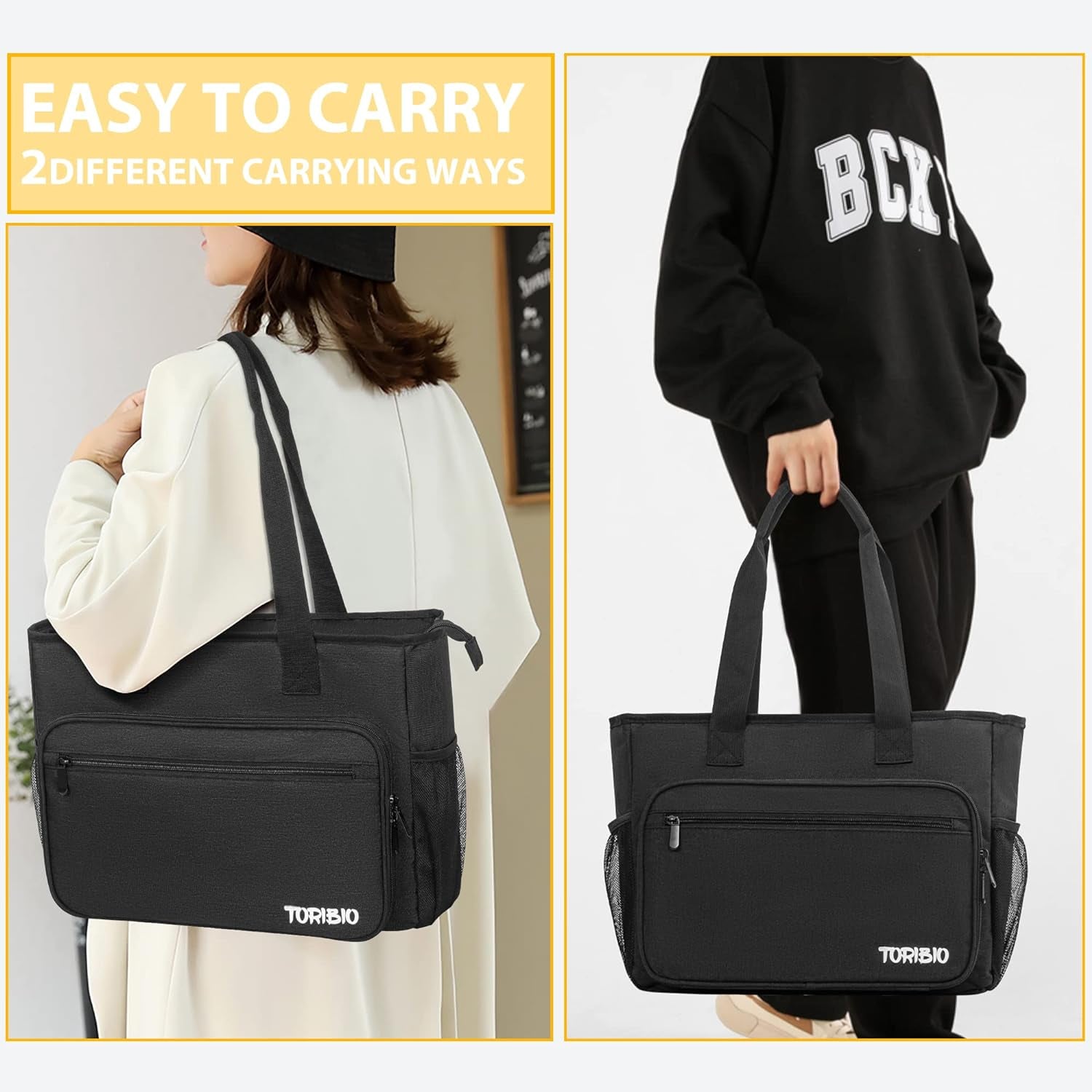 Carrying Bag for Diamond Painting A4 LED Light Pad, Diamond Painting Tools Storage Bag, Embroidery Bag Protective Case for Embroidery Floss and Supplies, 15.4"X12.2"X4.7", Black,Bag Only