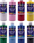 8Oz 8 Color Acrylic Paint Set