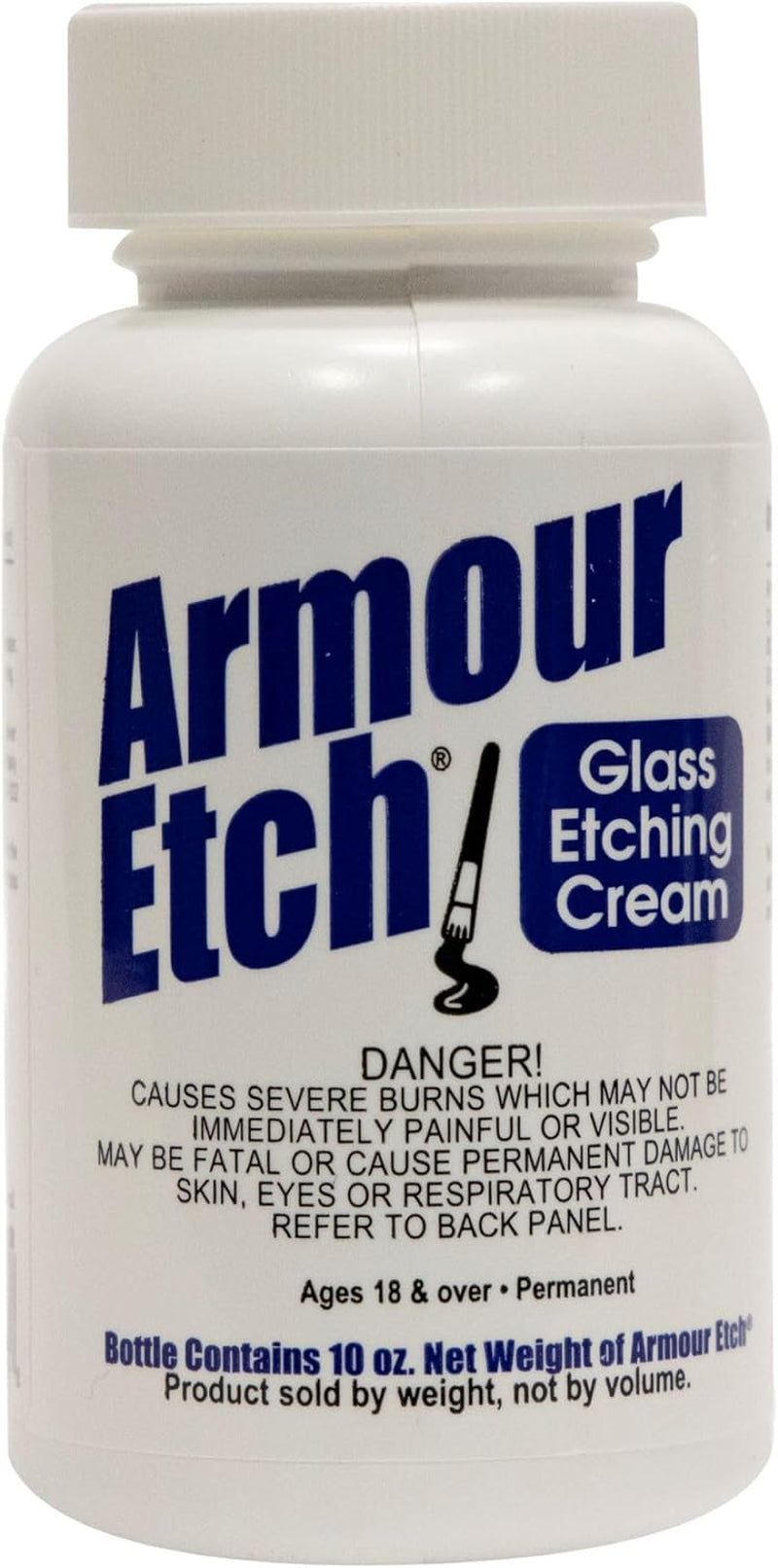 Glass Etching Cream - Create Stunning Designs on Glass Surfaces - Etching Cream for Glass by  - 10 Oz Net Weight