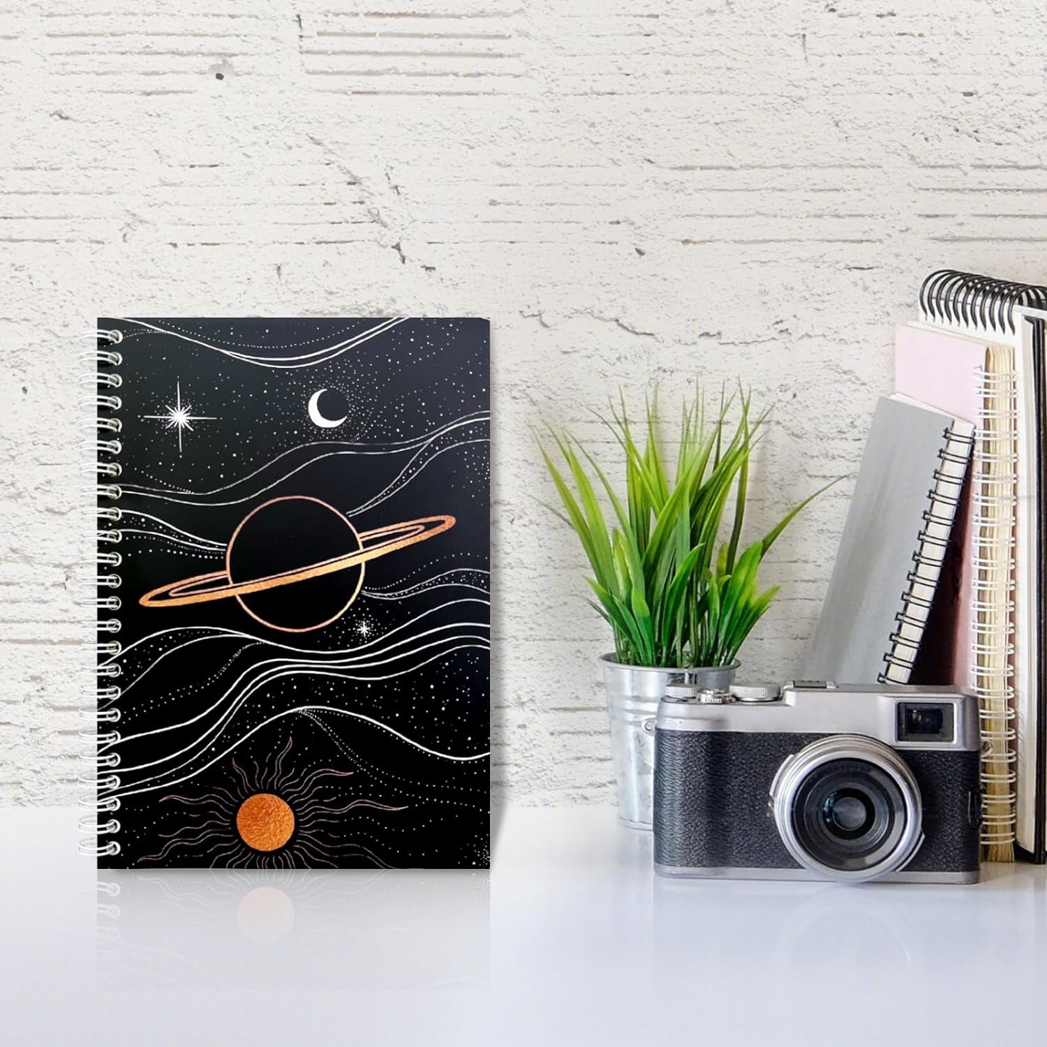 Reusable Sticker Book Collecting Album Sticker Storage Book for Adults 37 Sheets Release Paper Sticker Collection Book A5 Size Cute Sticker Keeper Holder (Planet)
