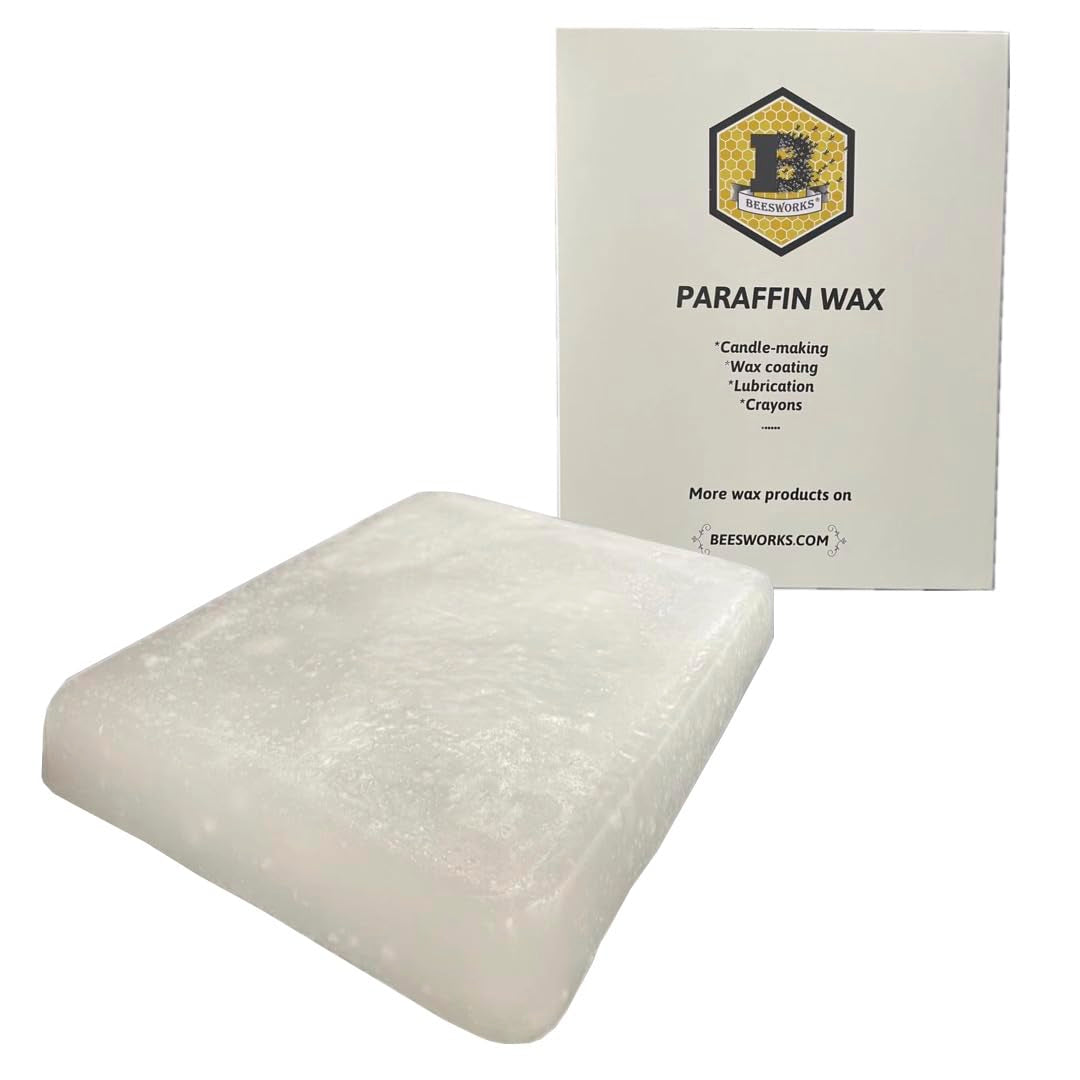 Paraffin Wax - 1 Lb Refined General Purpose Paraffin Wax - Pure Wax for DIY Candle Making, Canning, Waterproofing, Metal Preservation and More