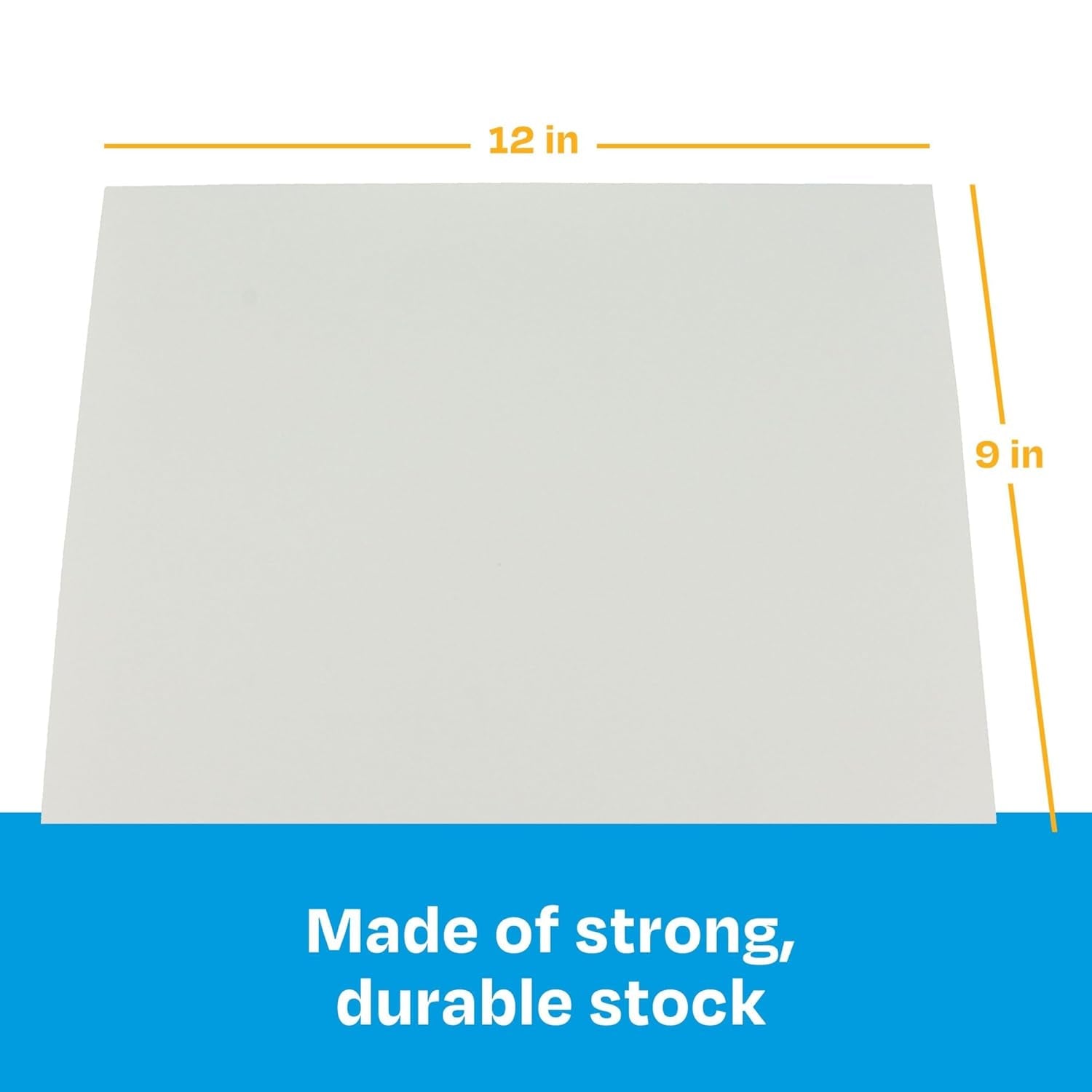 Sulphite Drawing Paper, 90 Lb, 9 X 12 Inches, Extra-White, Pack of 500 - 206321