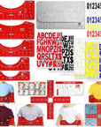 Tshirt Ruler Guide for Vinyl Alignment - T Shirt Ruler Guide for Heat Press, Shirt Measurement Tool for Heat Press, T-Shirt Ruler Centering Guide