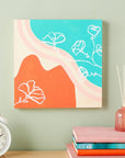 6 Pack 10X10 Wood Panels for Painting, Unfinished Wood Canvas Boards, 0.83" Deep Cradle Artist Wall Canvases for Crafts