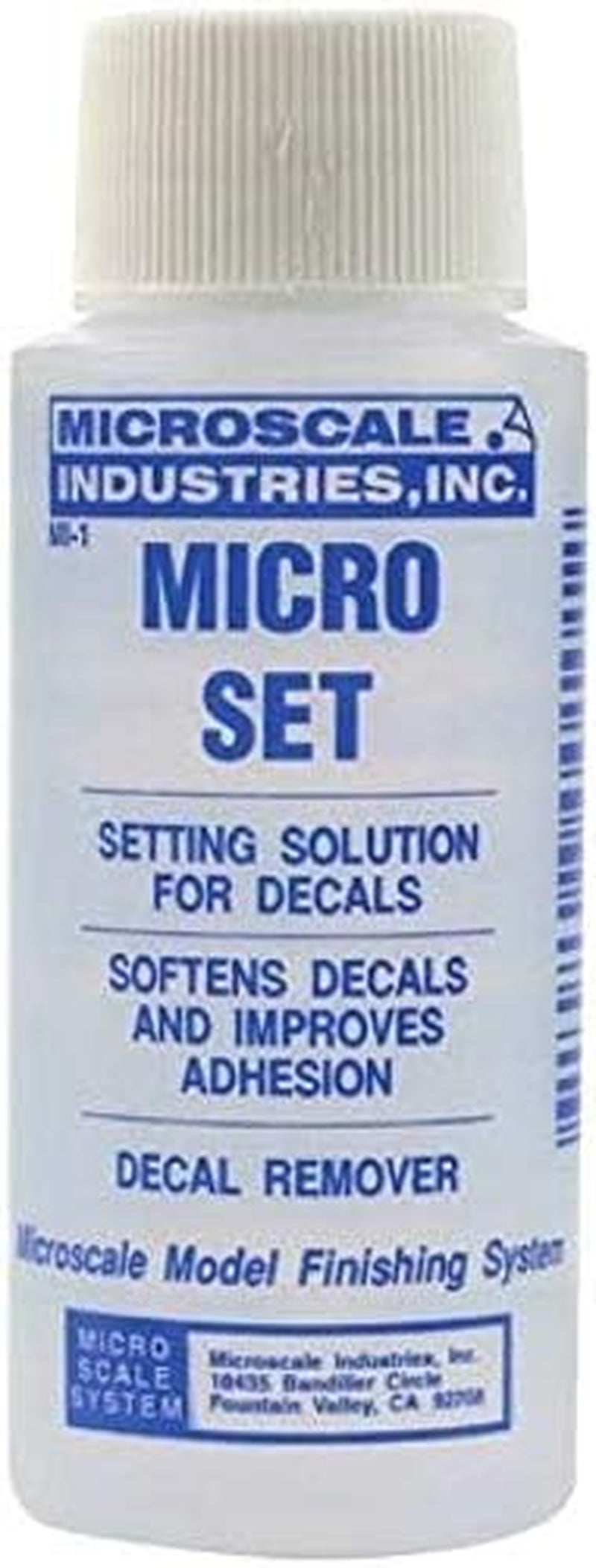 Microscale Micro Sol and Micro Set, 1 Ounce Bottles (Pack of 2) - with  Paint Brushes
