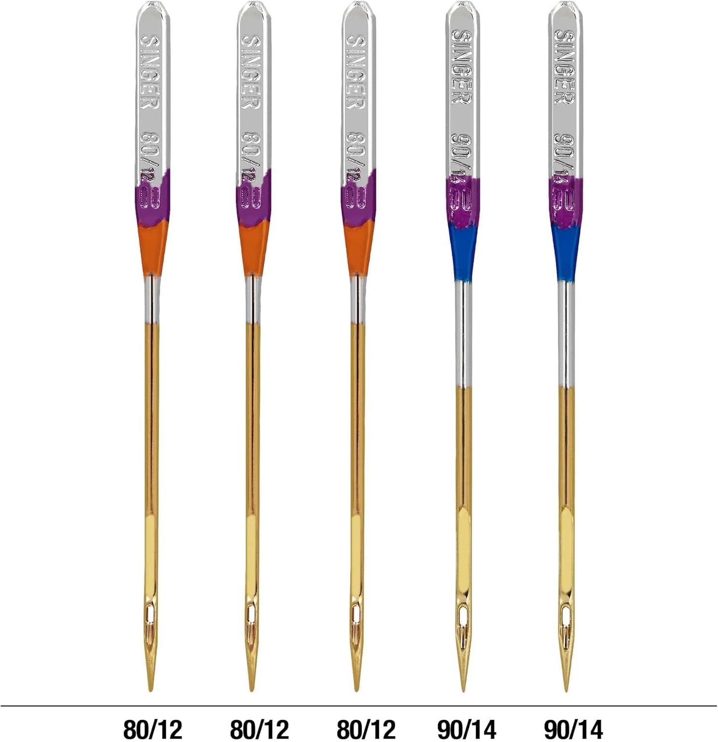 Titanium Universal Quilting Machine Needles, 2-Pack