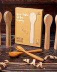 BB3 Spoon Carving Kit Wood Carving Spoon Blank Wood for Whittling Unfinished Wood Blocks Carving Blanks Hobby Wood Carving Blocks Wooden Blank for Carving (Alder, Walnut, Elm, Maple)