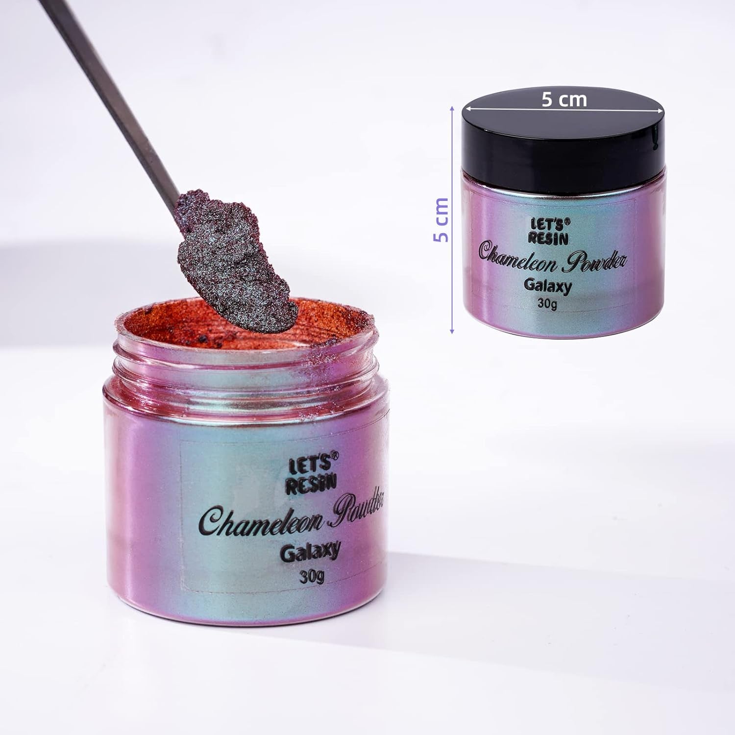 Mica Powder, 30G Color Shift Mica Powder for Epoxy Resin/Tumbler, Galaxy Chrome Powder Pigment for Nails Art, Painting,Soap Making, Candle Making,Slime