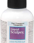 Polyform Liquid  Liquid Polymer Oven-Bake Clay, Clear, 2 Oz. Bottle, Great for Jewelry, Holiday, DIY, Mixed Media, Window Clings, Home Décor and More! Great for Beginners to Artists!