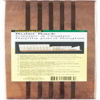 Wooden Ruler Rack, Regular,Brown
