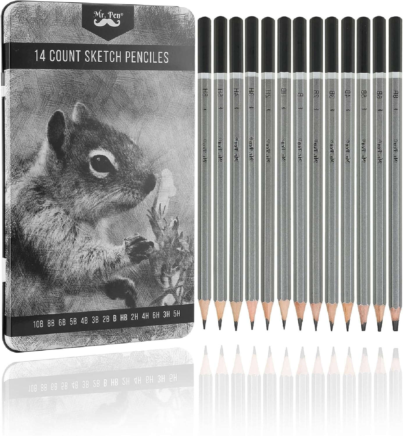 - Sketch Pencils for Drawing, 19 Pcs, Drawing Pencils for Sketching with Graphite Sticks, Erasers and Sharpener, Sketching Pencils, Art Pencils for Sketching, Graphite Pencils, Artist Pencils