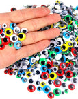 1000 Pcs Self Adhesive Googly Wiggle Eyes for DIY, Multi Colors and Sizes Craft Sticker Eyes
