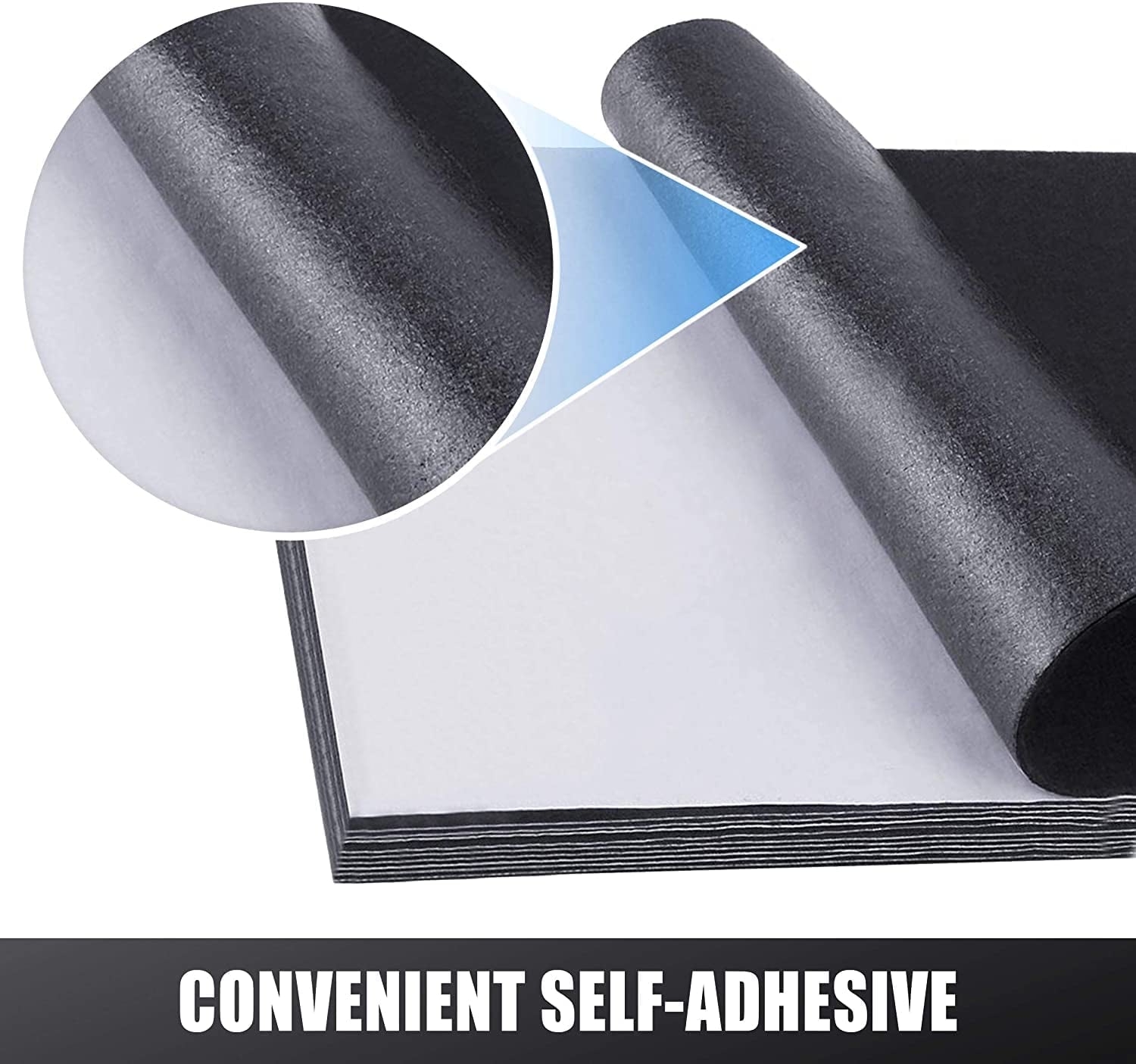 Adhesive Felt Sheet Black Felt 8.3X11.8In 1Mm Fabric Adhesive Sticky Back Felt Sheets for Art and Craft Making (13PCS)