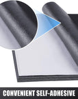 Adhesive Felt Sheet Black Felt 8.3X11.8In 1Mm Fabric Adhesive Sticky Back Felt Sheets for Art and Craft Making (13PCS)