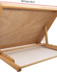 Desktop Drawing Sketching Easel, A3 Desk Easel, Drawing Board, 4-Position Adjustable Table Easel Painting Board for Artists, Children, Beginners