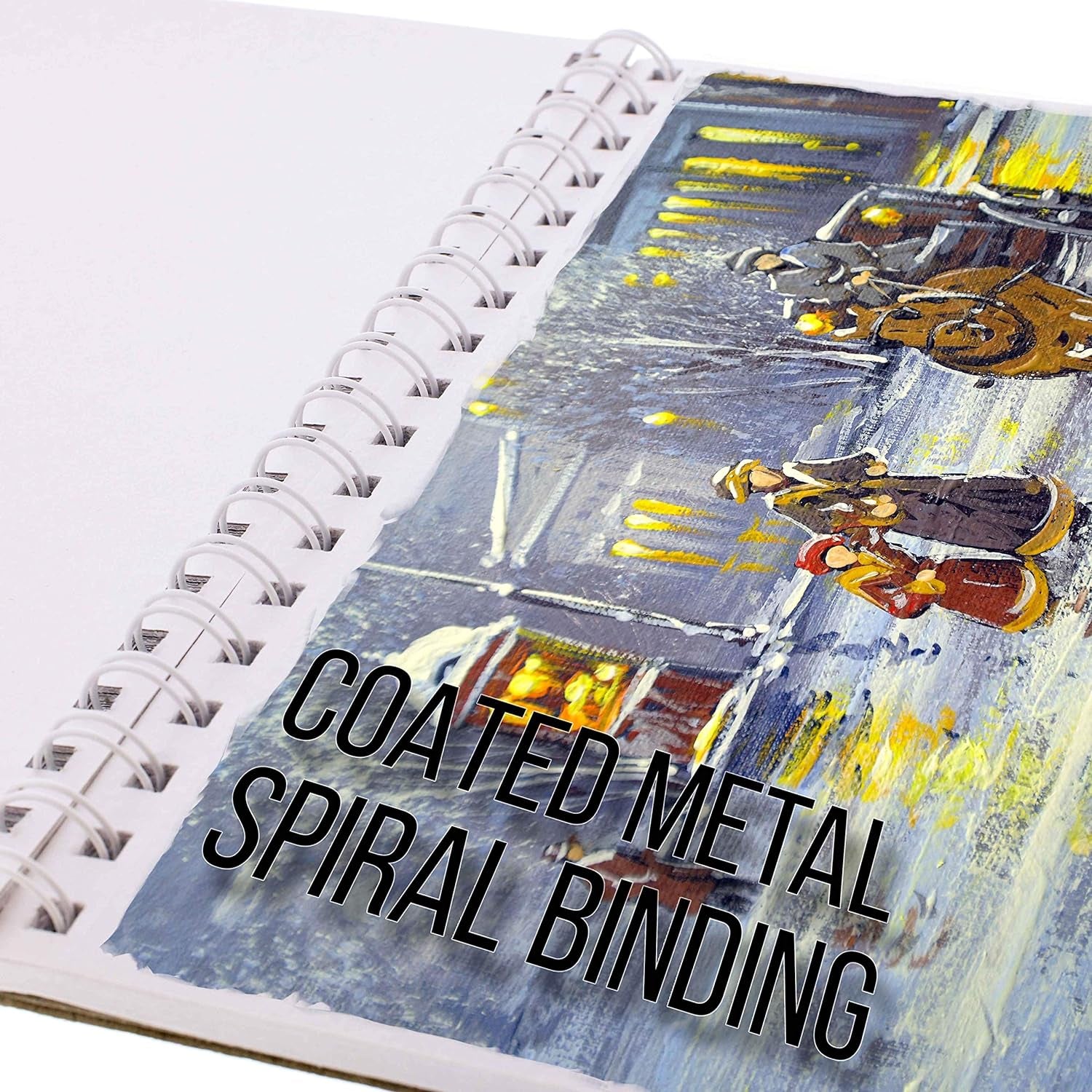 9" X 12" Premium Extra Heavy-Weight Acrylic Painting Paper Pad, 246 Pound (400Gsm), Spiral Bound, Pad of 12-Sheets (Pack of 2 Pads)